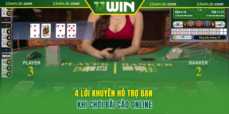 Trải Nghiệm Baccarat Trực Tuyến Uy Tín Tại Nhà Cái Hàng Đầu 4 4 lời khuyên sẽ hỗ trợ bạn khi chơi bài cào online