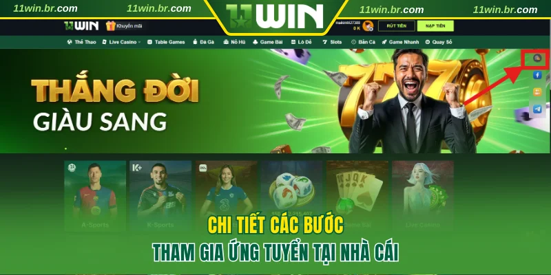 Thông Báo Tuyển Dụng 11win Chi Tiết Và Mới Nhất Hiện Nay 4 Chi tiết các bước tham gia ứng tuyển tại nhà cái